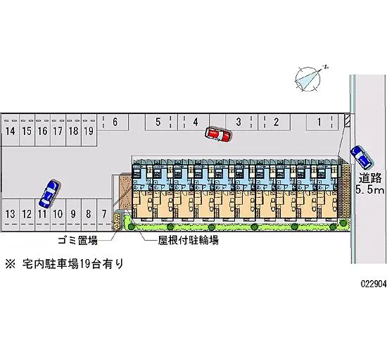 ★手数料０円★四日市市ときわ３丁目　月極駐車場（LP）